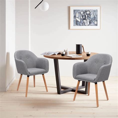 Buy WOLTU BH94hgr-2 Dining Chairs set of 2 Kitchen Dining Upholstered ...
