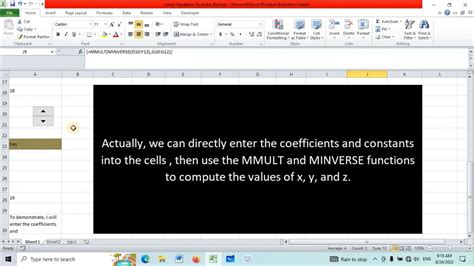 Image result for Solving System of Equations Using Exel Steve Crow