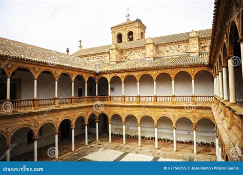 Cloister of the Convent of the Assumption of Calatrava, Almagro, Spain ...