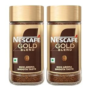 Nescafe Gold Rich And Smooth Instant Coffee Powder, Jar, 200g (Pack Of ...