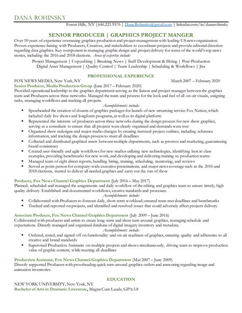 Dana rohinsky resume 2020 | DOCX