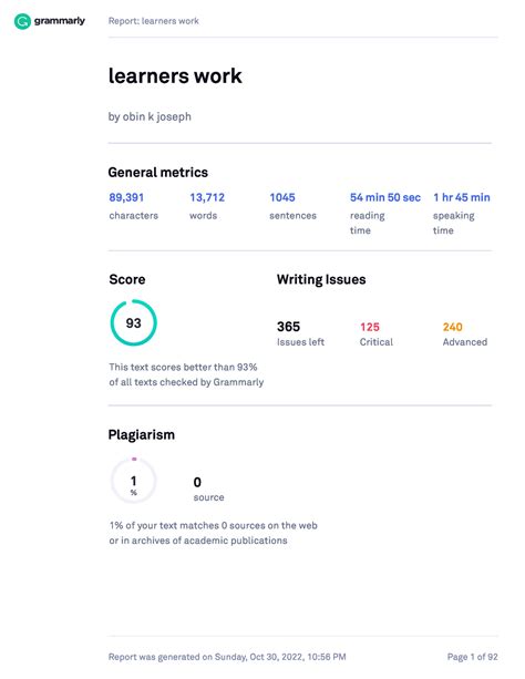 Report - nil - learners work by obin k joseph General metrics 89,391 ...