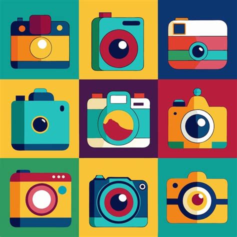 Camera set icon | Premium AI-generated vector