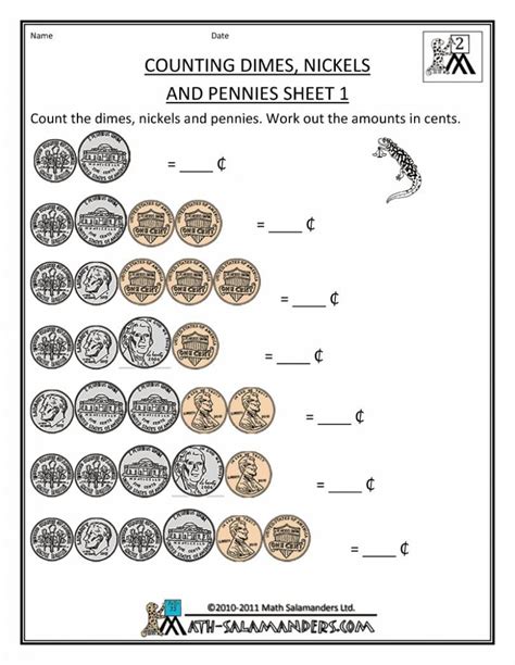 Image result for Adding 3 Coins Worksheet