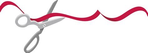 Ribbon Cutting Clipart - Ribbon Cutting Vector Png Transparent Png ...