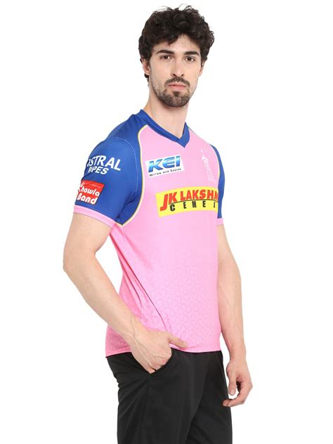 Rajasthan Royals Training Men Jersey RRRTMJ02-S-Pink RRRTMJ02-S