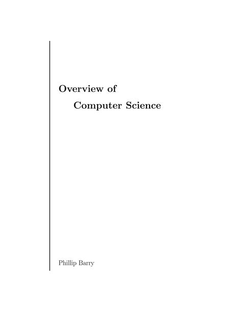 Image result for Computer Science an Overview