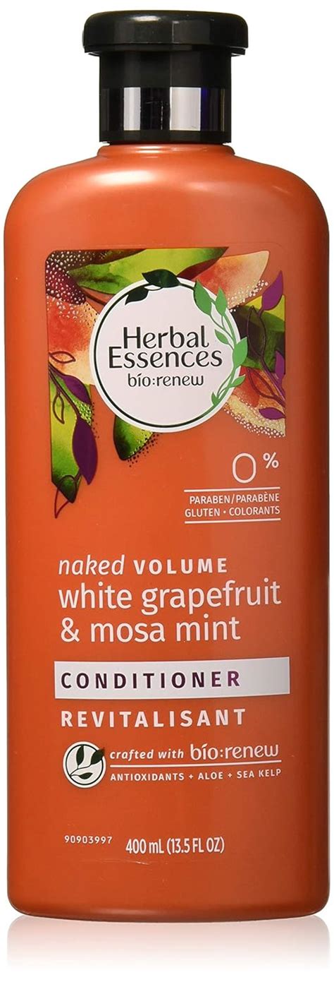 Herbal Essences Biorenew White Grapefruit & Mosa Mint Naked Volume ...