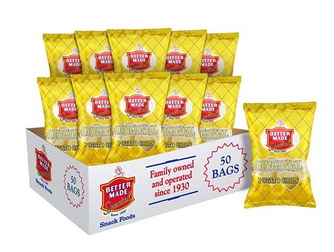 Amazon.com: Better Made Special Potato Chips (Original) - 50 Pack - 50 ...