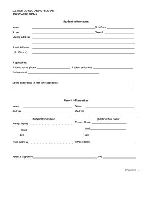 Fillable Online Sailing Center Chesapeake (SCC) Fax Email Print - pdfFiller