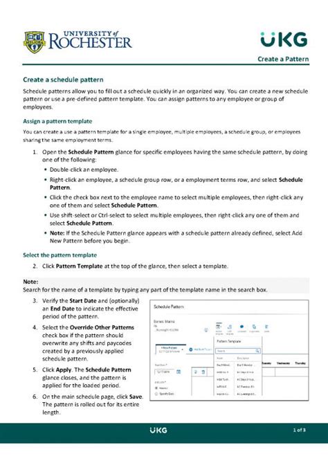 Image result for Pattern Schedule