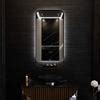 Metal Mirror with Shelf | PVD Stainless Steel Frame, Waterproof ...