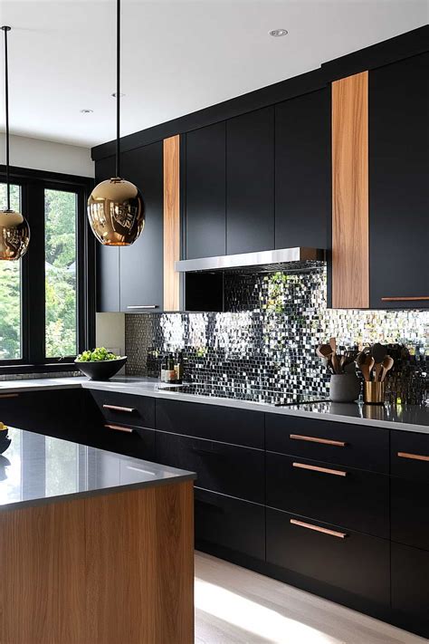 54 Stunning Black and Wood Kitchen Ideas (For Every Style)