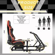 Buy Marada Racing Simulator Cockpit Stand with Game Seat Fit for ...