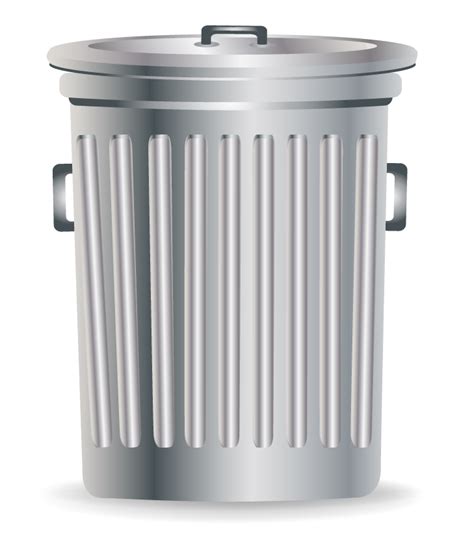 Outdoor Trash Bin, Waste Container, Garbage Can PNG Free