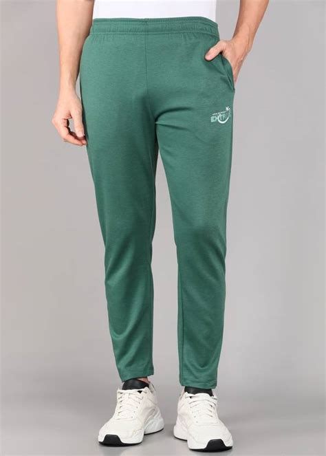 HRX by Hrithik Roshan Solid Men Green Track Pants - Buy HRX by Hrithik ...