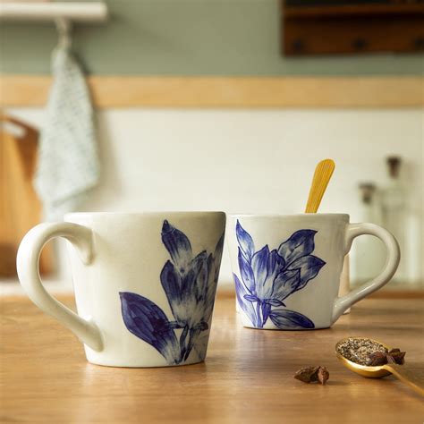 Buy Magnolia Coffee Mug Set of 2 Online - Ellementry – ellementry