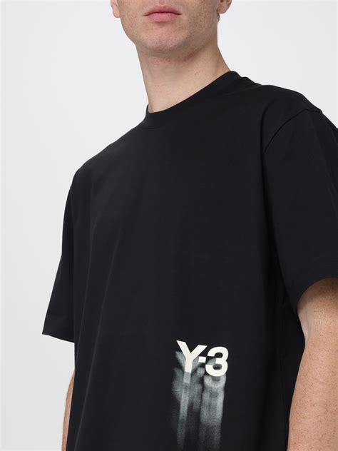 Y-3: T-shirt men - Black | Y-3 t-shirt IZ3124 online at GIGLIO.COM