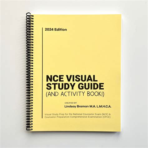 NCE Visual Study Guide & Activity Book: Spiral-bound Test Prep for the ...