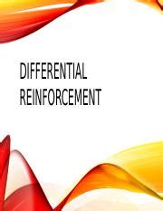 Image result for Differential Reinforcement Examples