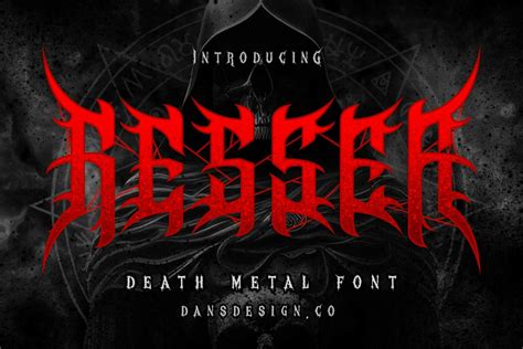 25+ Best Heavy & Death Metal Fonts That Rock | Design Shack
