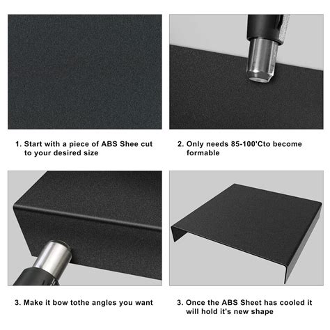 Bonnary 3 Pack Black ABS Plastic Sheet 12 x 16 1/8 Thick India | Ubuy