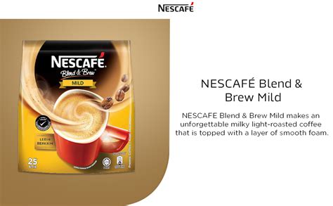 Nescafé Blend Brew, 3-in-1, Mild, Coffee, 475 g Packet : Amazon.in ...