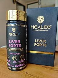 Healeo Liver Forte 2500mg, 17-in-1 Milk Thistle Liver Detox Supplement ...