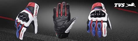 TVS Racing Race Riding Gloves for Men-Thermo-Plastic Rubber Protected ...
