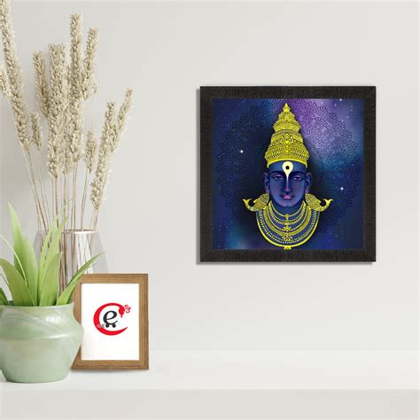 Sri Panduranga Satin Matt Textured UV Digital Art Painting ...