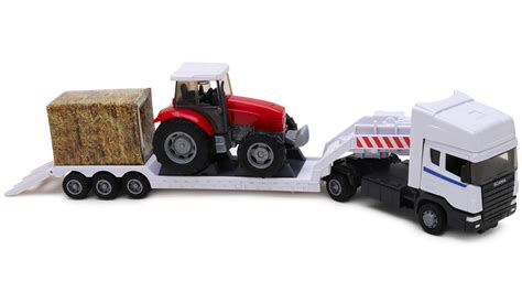 Buy Freewheel Metal Scania Tractor Transporter 1:48 Scale- White Low ...