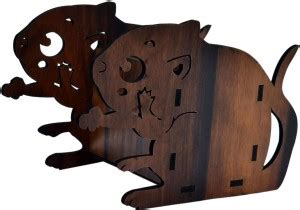 Flipkart.com | Gojeeva 1 Compartments Wooden Pen With Mobile Stand ...