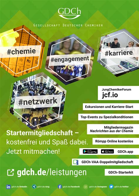 JCF-Plakat für Studierende, DIN A3 (deutsch oder englisch) – GDCh-Shop