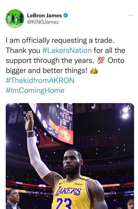Lebron James Lakers Trade