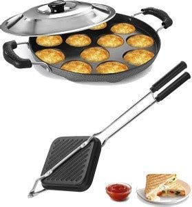 Masox Store Non-Stick Aluminium Grill Sandwich Bread Toaster | Appam ...