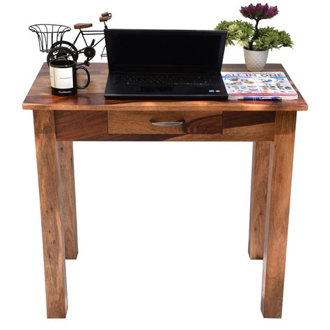 CHURUWOODCRAFT Pure Sheesham Wood Study Table Writing Desk Office Table ...