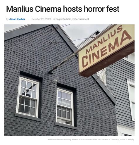 Press - Manlius Cinema