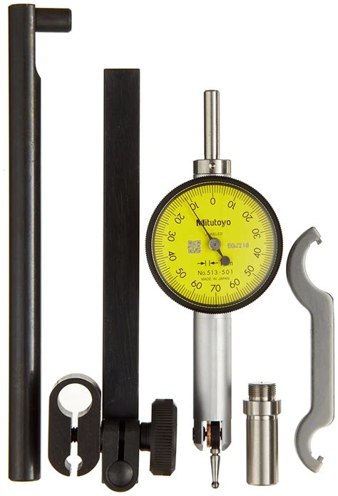 Mitutoyo 513-503T Pocket Type Dial Test Indicator, Full Set, Horizontal ...