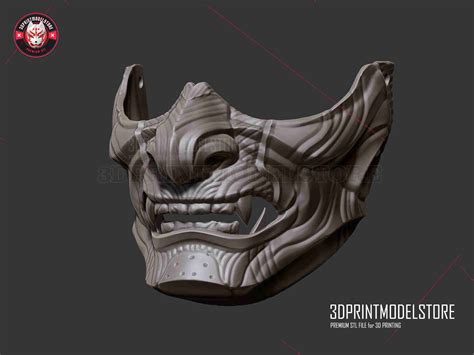 Ghost of Tsushima Mask - Japanese Kitsune Ghost Mask | 3D models ...