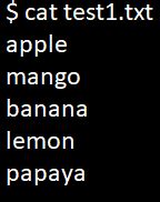 Unix Command Diff Commands 的图像结果