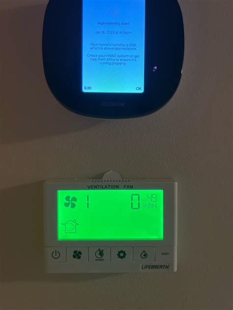 Lifebreath not measuring humidity, ecobee says we have high humidity ...