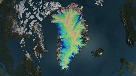 Greenland Climate Map
