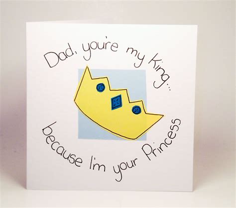 Handmade Greeting Card Dad You're My King... Birthday Card From Your ...