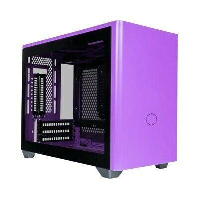 Cooler Master MasterBox NR200P Mini ITX Computer Case - Nightshade Purple