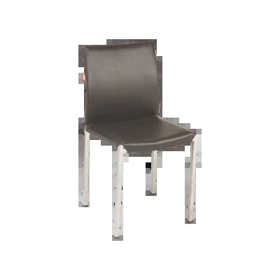 GC 955 Cafe Chair by Geeken with Chrome SS Pipe Frame