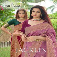 JOH RIVAAJ JACKLIN VOL 930 93001-93009 WEDDING WEAR ELEGANT SAREES ...