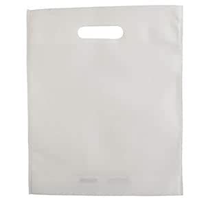 Generic 60 GSM with Eco Friendly Bags 10 X 14 inch White Pack of 5 ...