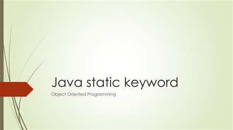 Image result for Static Keyword in Java