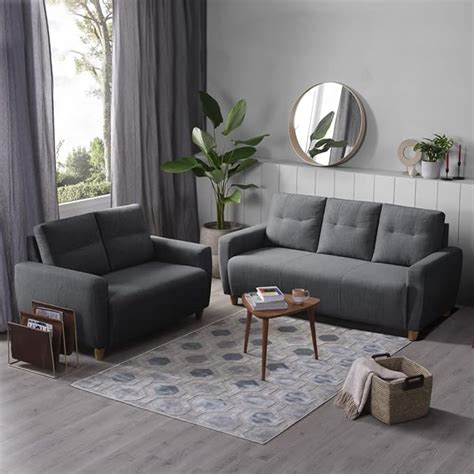 Sleepyhead Yolo - 5 Seater Sofa, 3+2 Sofa Set | Premium Fabric with ...