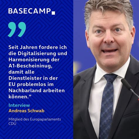 Europawahl 2024: Interview mit Andreas Schwab (CDU) - BASECAMP